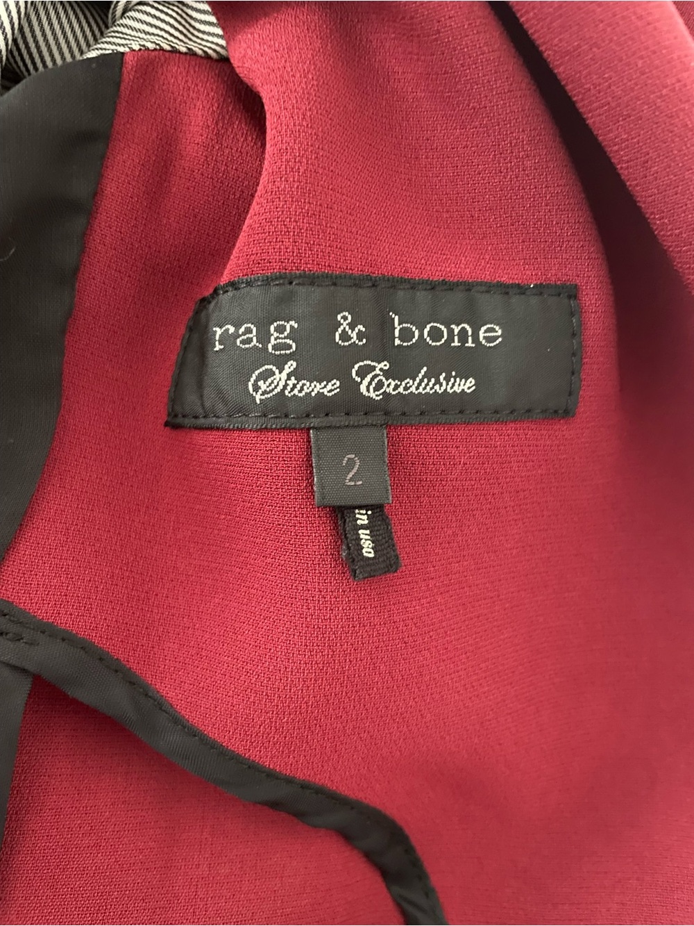 rag & bone red blazer - Picture 3 of 7